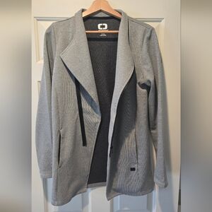 OGIO Transition Full Zip Soft Shell Fleece Jacket Gray & Black, Women's Medium